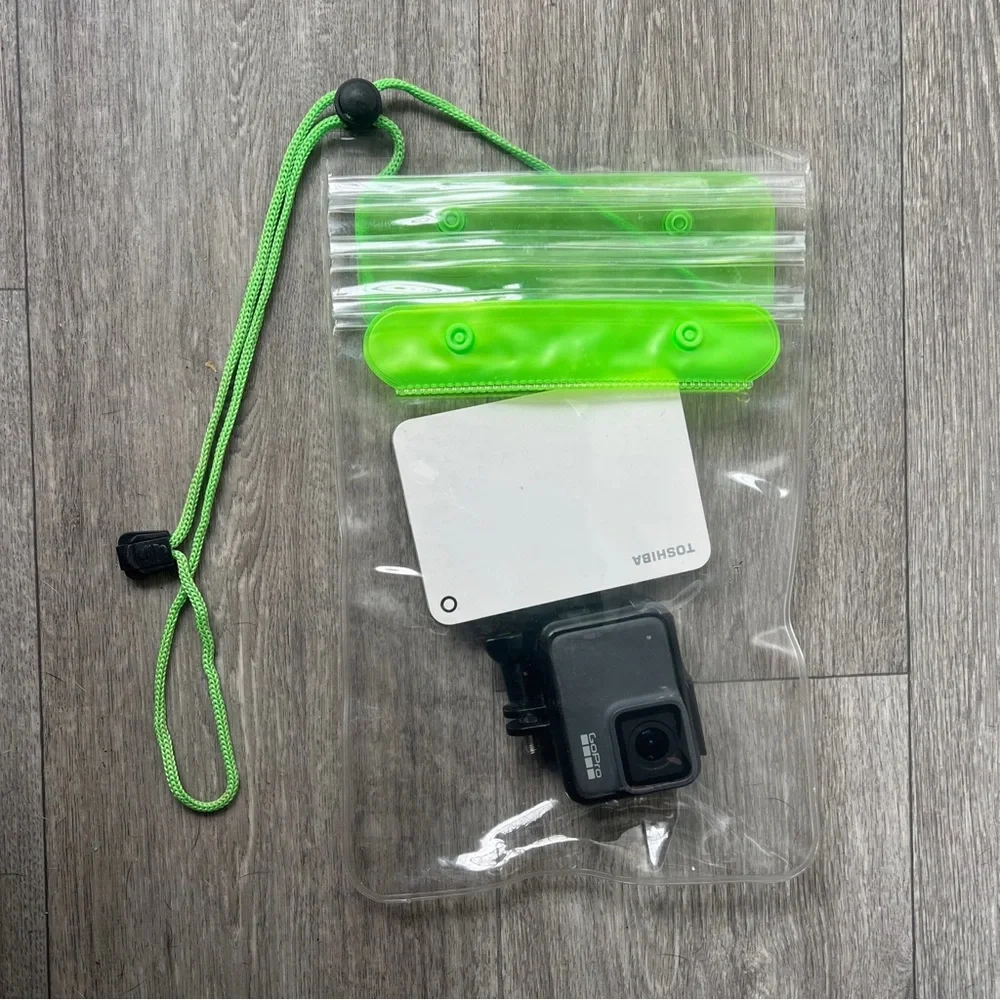 waterproof 8”/7” clear Plastic Case For Water sports, Beach, Lakes